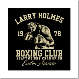 Boxing Club Larry Holmes Cream Posters and Art